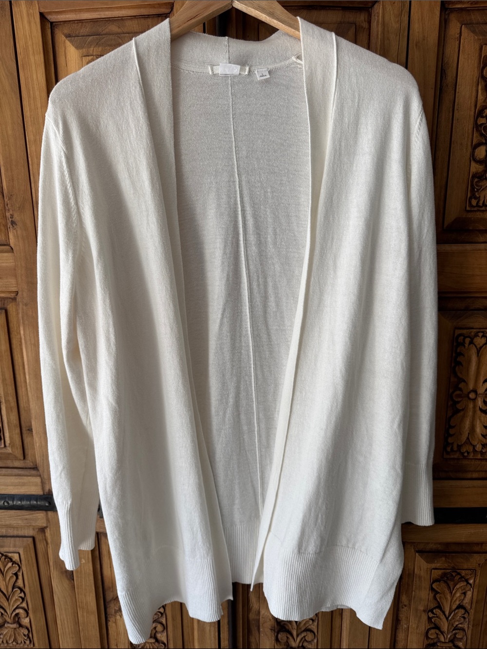 GAP Open-Front Cardigan — White